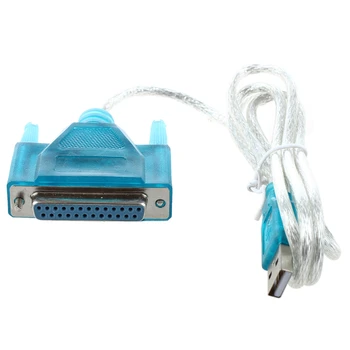 USB'den Yazıcıya DB25 25 Pinli Paralel Bağlantı Noktası Kablo Adaptörü