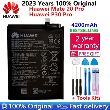 2023 Yıl 100% orijinal 4200mAh HB486486ECW Cep Telefonu Pil İçin Huawei P30 Pro Mate20 Pro Mate 20 Pro + Araçları