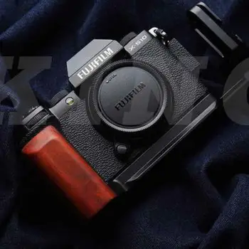 L Tipi ahşap Braketi Tripod Dikey Hızlı Bırakma Plakası Taban Kavrama Kolu Fujifilm Fuji XS10 x - s10 Kamera Arca-Swiss RSS