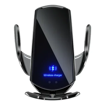15W Kablosuz araba şarjı telefon tutucu Hava Firar Kelepçe akıllı telefon standı İle Uyumlu 4-6. 8 İnç Apple Samsung