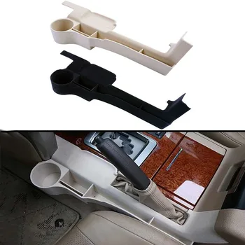 Toyota Land Cruiser için FJ200 2008-2012 2013 2014 2015 Araba Koltuğu Çatlak şeffaf plastik saklama kabı Bardak telefon tutucu Organizatör Ayrılmış