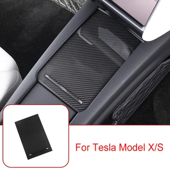 Karbon Fiber Merkezi Konsol Karbon Fiber İç Aksesuarları Tesla Model X/S