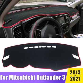 Mitsubishi Outlander için 3 III 2013 2014 2015 2016 2017 2018 2019 2020 2021 Araba Dashboard İşık kaymaz Mat Aksesuarları