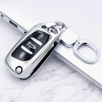 Yumuşak TPU Araba Anahtarı Durum Kapak Çanta Anahtarlık için Peugeot 107 207 306 307 407 308 607 Citroen için C2 C3 C4 C5 C6 C8 DS4 Aksesuarları