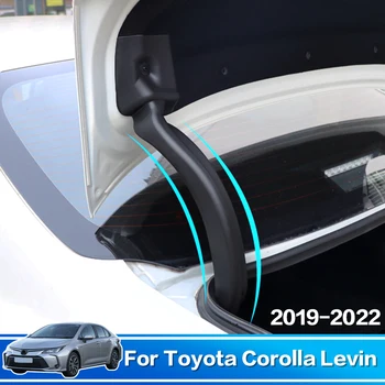 2 ADET Araba Arka Bagaj Kapağı Bagaj Desteği Koruyucu Gövde Struts Kapak Trim Aksesuar Toyota Corolla Levin İçin 2019 2020 2021 2022