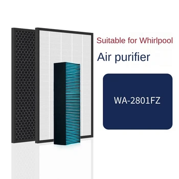Hepa yedek filtre Aksesuarları Kiti Jakuzi WA-2801FZ Hava Temizleyici Nemlendirici HEPA Filtre Ve Aktif karbon filtre