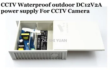 CCTV Güvenlik Gözetleme Kamerası için Yüksek Kaliteli CCTV Güç Kaynağı AC110V-220V DC12V 2A