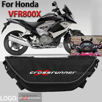 Motosiklet Çantası Açık Retro Uygun Moda Aracı Depolama Navigasyon Çantası Honda Crossrunner İçin VFR800X VFR