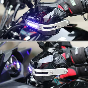 Motosiklet HandGuards LED Fren Kolu Koruyucu Kalkan Kapakları yamaha xt660x r1 2009 r1 2015 fazer 250 tdm 850 dragstar 1100