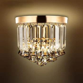 Modern Kristal LED Tavan ışıkları Oturma odası İçin candeeiro de teto para quarto Kristal Tavan Lambası Ev Dekorasyon