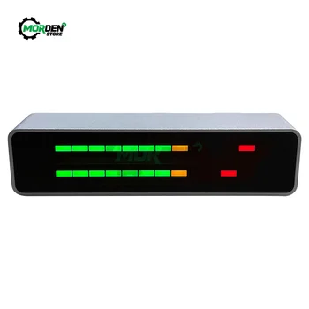 DIY seviye göstergesi renkli LED müzik spektrum 12 Segment Stereo VU metre ev ses kontrolü ışık çubuğu güç amplifikatörü