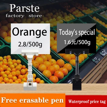 5 Adet Meyve Fiyat Ekran Standı Süpermarket Su Geçirmez Silinebilir Etiket Sebze Taze Sucul Ürün Promosyon Marka