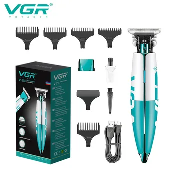 VGR Saç Düzeltici Profesyonel Saç Kesme Akülü Sakal Düzeltici Şarj Edilebilir Elektrikli Taşınabilir T9 Düzeltici Erkekler için V-958