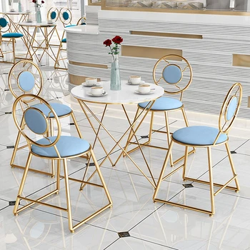 İskandinav sandalye makyaj sandalyeleri modern Rahatlatıcı bekleme tatlı süt çay dükkanı otel Cafe mobilya Basit Arkalığı tabure