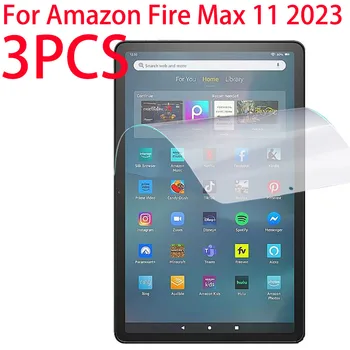 3 Paket PET Yumuşak ekran koruyucu film Amazon Yangın Max 11 2023 13th Gen 11.0 inç Tablet Ekran koruyucu film
