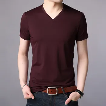 1257 kısa kollu tişört erkek Kore versiyonu trendi gömlek yakışıklı erkek yarım kollu geometrik desen