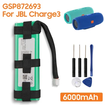 Yedek Pil GSP872693 03 JBL Charge3 Şarj 3 GSP1029102A Bluetooth Ses Açık Hoparlör Şarj Edilebilir 6000mAh