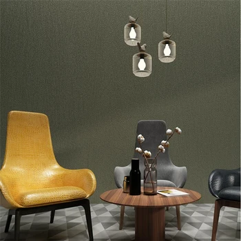 Modern minimalist saf renk retro yeşil duvar kağıdı İskandinav oturma odası yatak odası koyu yeşil giyim mağazası duvar kağıdı taze yeşil