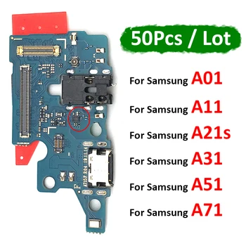 50 Adet Orijinal USB Şarj Kurulu Bağlayıcı Port Dock Flex Kablo Samsung Galaxy A01 A11 A71 A31 A51 A21s