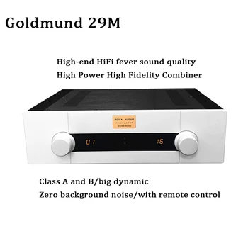 Referans Goldmund 29 m Amplifikatör 150 W * 2 Sınıf A ve B HiFi High-end Ev Ses güç amplifikatörü Uzaktan Kumanda ile