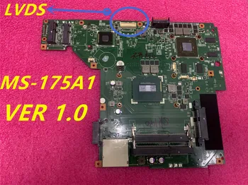 Kullanılan MS-175A1 VER 1.0 MSI GP70 LAPTOP ANAKART I7 CPU VE GTX840M TEST TAMAM