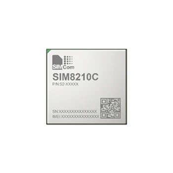 5G Modülü R15 SA Çok Bantlı 5G NR / LTE / HSPA + Alt 6G LGA Form Faktörü SIMCom SIM8210C
