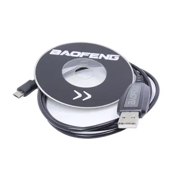 Baofeng BF-T1 USB Programlama kablo kordonu CD Firmware BAOFENG BF-T1 mini telsiz BF-9100 Mobil Radyo Aksesuarı
