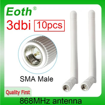 10 adet 868 MHz 915 MHz anten 3dbi SMA Erkek düz anten GSM antenne 868 MHz 915 IOT antenler gsm sinyal tekrarlayıcı için Lorawan