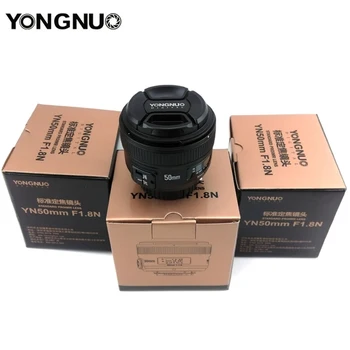 YONGNUO YN50mm F1. 8 Büyük Diyafram Otomatik Odaklama Kamera canon lensi EF EOS 70D 5D3 600D Nikon F DSLR Kamera