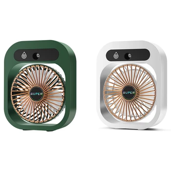 Klima Fan Masası Misting Fan Soğutma USB Şarj Edilebilir Nemlendirici Taşınabilir spreyli fan 3 Rüzgar Hızı İle Ev İçin