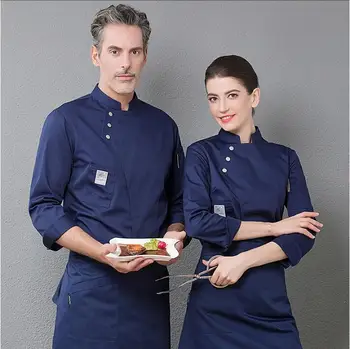 Bahar şef giyim Restoran Bniforms mutfak erkek ve kadın aşçı ekmek gömlek iş