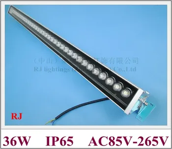 yüksek güç LED duvar yıkayıcı ışık lambası boyama ışık LED bar ışığı LED projektör 36W 36 led AC85-265V RGB ve Tek Renkli