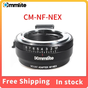 Commlite CM-NF-NEX Manuel odak lensi Montaj Adaptörü Halkası Nikon G,F,A,I,S,D Lens için Sony NEX E Dağı Kameralar