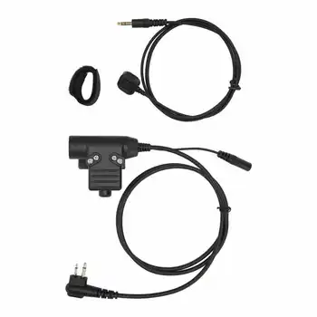 U94 + Parmak Mikrofon PTT U94 PTT adaptör fiş ve Çalıştır için GP88 için GP3688