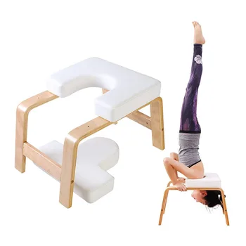 Katı ahşap Yoga Dışkı Spor Ters Dışkı Yoga Yardımcı Sandalye Ev Fitness Yoga sandalyesi