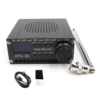 ATS-20 Sı4732 Tam Bant Radyo Alıcısı İle 2.4 İnç Dokunmatik Ekran FM LW MW SW SSB (LSB ve USB) DSP Alıcısı Anten İle