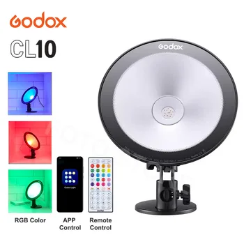 Godox CL10 LED Yayın Ortam Işığı RGB HSI Çok Renkli Fotoğraf stüdyo ışığı Kamera Telefonu için Video Fotoğraf Youtube Vlog