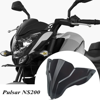 BAJAJ Pulsar için 200NS NS200 NS 200 Motosiklet Aksesuarları Cam Cam Rüzgar Ekran Koruyucu Deflector Koruyucu Kapak