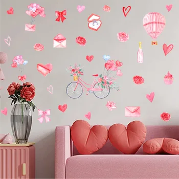 Sevgililer Günü Duvar Sticker Çocuk Çıkartması Duvar Kız Erkek Odası Dekor çıkarılabilir