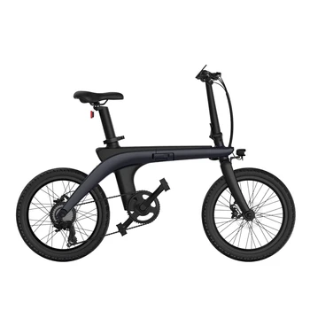 Elesmart Üretimi Tork Sensörü 36V 250W 60KM 20 inç Katlanabilir Karbon Fiber Elektrik destekli Bisiklet Bisiklet CF1 Ebike