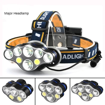 Ultra parlak LED Farlar ile Parlak El Feneri Ampul su geçirmez dış mekan LED farları ABS Malzeme Giymek Rahat