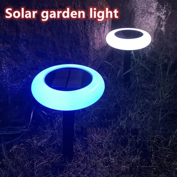1/2/4 ADET renk değiştiren Güneş LED yol ışıkları açık su geçirmez peyzaj çim lambaları veranda dekorasyon Güneş bahçe lambası