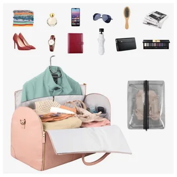 Moda Seyahat Çantası Uygun Çok fonksiyonlu Büyük kapasiteli Seyahat El Katlanır Giyim Bagaj Çantası Açık spor çanta