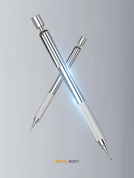 Metal Mekanik Kurşun Kalem Düşük Ağırlık Merkezi Sanat Kroki Kalem Profesyonel cetvel kalemi
