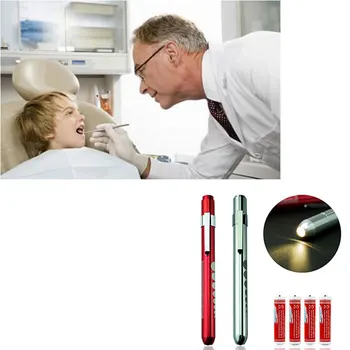 Çok Renkli Tıbbi Çalışma Kalem ışık İlk Yardım LED Beyaz veya Sarı Kalem ışıklı fener taşınabilir el feneri Doktor Hemşire Tanı