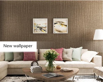 beibehang Modern papel de parede listesi düz renk nonwoven desen keten yatak odası oturma odası Nordic gri çizgili duvar kağıdı