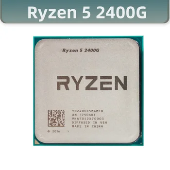 CPU R5 2400G 3.6 GHz Dört Çekirdekli Sekiz İplik 65W İşlemci YD2400C5M4MFB Soket AM4 ryzen