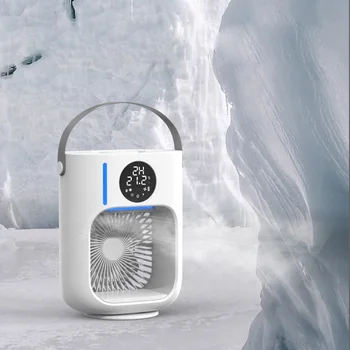 Soğutma Usb Mini Klima Küçük Ofis Ve Ev Klima Taşınabilir Nemlendirme Masaüstü Soğutma Fanı
