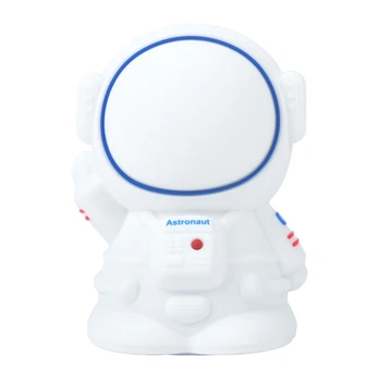 Silikon Astronot Gece Lambası Odası Dekor için, USB Şarj Edilebilir Astronot Lambası Hediye ve Oda Dekor için Harika