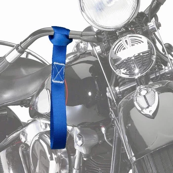 1 ADET Mavi 30.5x2. 5cm Yumuşak Döngü gerdirme kayışları Cırcır Çekme Kargo ATV UTV Motosiklet 600LBS